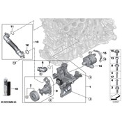 BMW Engine Water Pump - Genuine BMW 11519489805