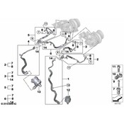 BMW Turbocharger Coolant Line - Genuine BMW 11539844192