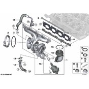BMW Remanufactured Turbocharger with Exhaust Manifold - Genuine BMW 11658626637