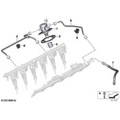 BMW High Pressure Fuel Line - Genuine BMW 13535A08A98