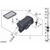 BMW Screw Foot - Genuine BMW 13717566390