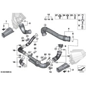 BMW Engine Air Intake Hose - Genuine BMW 13718095812