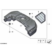 BMW Engine Air Box - Genuine BMW 13718662937