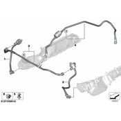 BMW Fuel Tank Breather Hose - Genuine BMW 13907997163