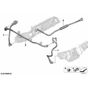 BMW Fuel Tank Breather Hose - Genuine BMW 13908661421