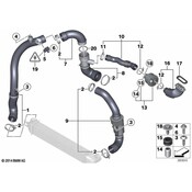 MINI Turbocharger Intercooler Pipe Clamp - Genuine MINI 16112756298