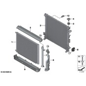BMW Radiator Mount - Genuine BMW 17117858879