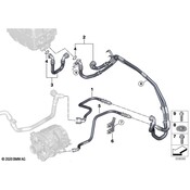 BMW Battery Coolant Hose - Genuine BMW 17125A022F3