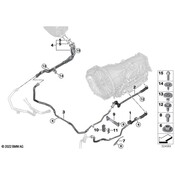 BMW Charging System Coolant Hose - Genuine BMW 17125A0B508