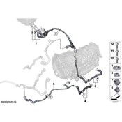 BMW Charging System Coolant Hose - Genuine BMW 17125A1F291