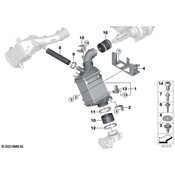 BMW Intercooler - Genuine BMW 17515A2C232