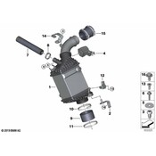 BMW Intercooler Bracket - Genuine BMW 17517852135