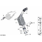 BMW Intercooler Bracket - Genuine BMW 17518658525