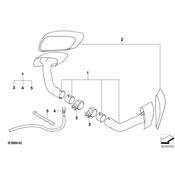 BMW Tailpipe Trim Chrome - Genuine BMW 18302336745