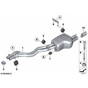 BMW Exhaust Tail Pipe Tip - Genuine BMW 18307577998