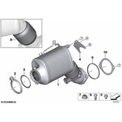BMW Catalytic Converter - Genuine BMW 18308515094