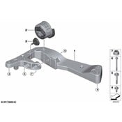 BMW Transmission Crossmember - Genuine BMW 22325A28628