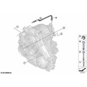 BMW Transfer Case Vent Hose - Genuine BMW 27108485077