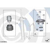 BMW Repair Kit, Support Bearing Value Line - Genuine BMW 31352298911