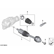 BMW CV Axle Assembly - Genuine BMW 31605A2E805