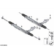 BMW Rack and Pinion Assembly - Genuine BMW 32102284987