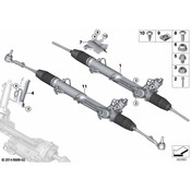BMW Steering Rack - Genuine BMW 32105A38E98