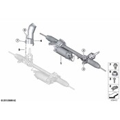 BMW Rack and Pinion Assembly - Genuine BMW 32105A3AD96