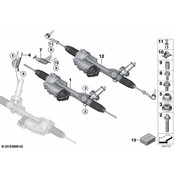 BMW Rack and Pinion Assembly - Genuine BMW 32106889124