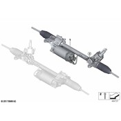 BMW Rack and Pinion Assembly - Genuine BMW 32107884637