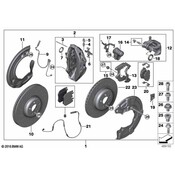 BMW Disc Brake Rotor - Genuine BMW 34216878180
