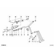 BMW Shaft Accelerator Pedal - Genuine BMW 35411159205