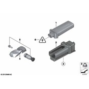 BMW Tire Pressure Control Module - Genuine BMW 36106881433