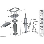 BMW Suspension Shock Absorber - Genuine BMW 37109500366
