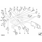 BMW Windshield Washer Fluid Reservoir Bracket - Genuine BMW 41147145348