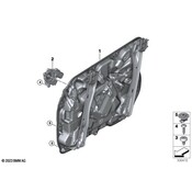 BMW Window Regulator - Genuine BMW 51335A3B5C7