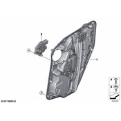BMW Window Regulator - Genuine BMW 51355A54214