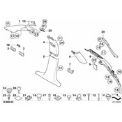 BMW Right Deflection Plate Its - Genuine BMW 51437157538