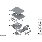 BMW Trunk Carpet - Genuine BMW 51477344676