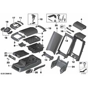 BMW Seat Back Panel Bracket - Genuine BMW 52207229485