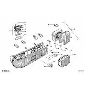 BMW Registration Plate Lamp - Genuine BMW 63261353470