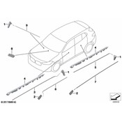 BMW Door Handle Rod Guide - Genuine BMW 63317939314