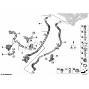 BMW HVAC Heater Hose - Genuine BMW 64216992928