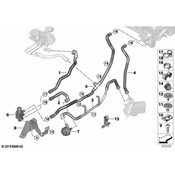 BMW HVAC Heater Hose - Genuine BMW 64219398819