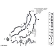 BMW HVAC Heater Hose - Genuine BMW 64219874292