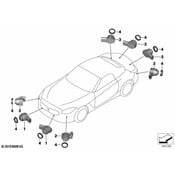 BMW Parking Aid Sensor - Genuine BMW 66207927774