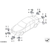 BMW Parking Aid Sensor - Genuine BMW 66209107853