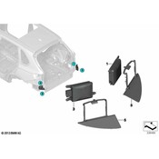 BMW Liftgate Object Sensor - Genuine BMW 66326873290