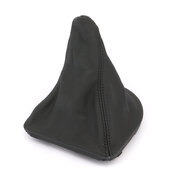 BMW Leather Gear Lever Cover (Black) - Genuine BMW 25117552506