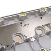 BMW Aluminum Valve Cover Set (Smooth Yellow) - NRW Design S65VCSY