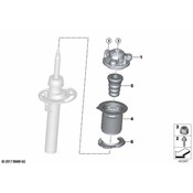 BMW Strut Mount Assembly - Genuine BMW 31306888323